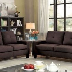 Brand New Chocolate Sofa and Love Seat Set