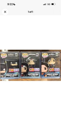 Sdcc 2026 Absolute Batman,  Superman ,Wonder-woman Funko set