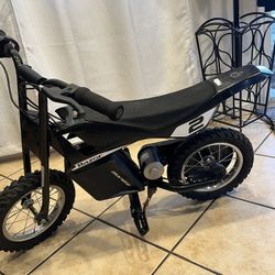 Kids Black Dirt Bike 
