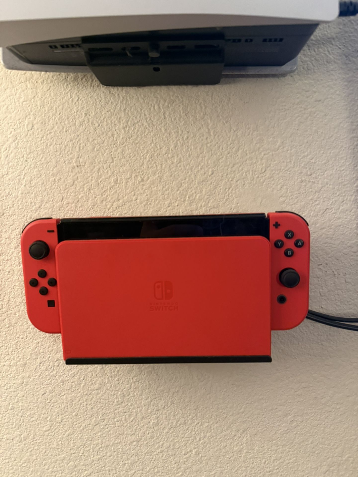 Nintendo Switch OLED Mario Version With Game