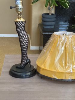 Vintage Lace Leg Lamp