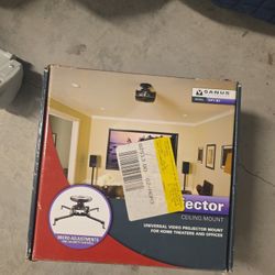 Projector, Mount, 90" Screen