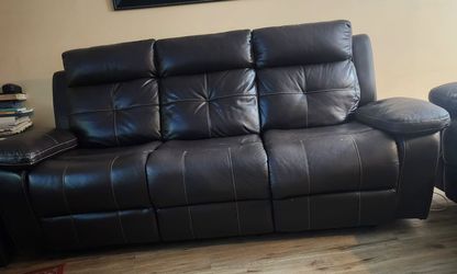 Brown Sofa Set