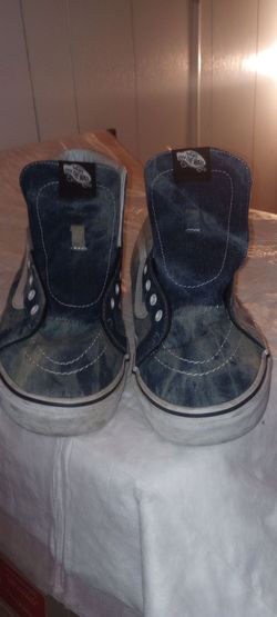 Vans High-Top Denim Sneakers Size 9.5