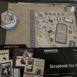 Scrapbook Album And Kit (Vintage Theme)