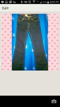 Girl blue levis jeans size 12