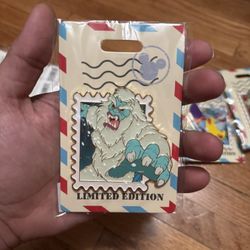 Disney Destination D23 MOG Expedition Everest Yeti Park Stamps Pin