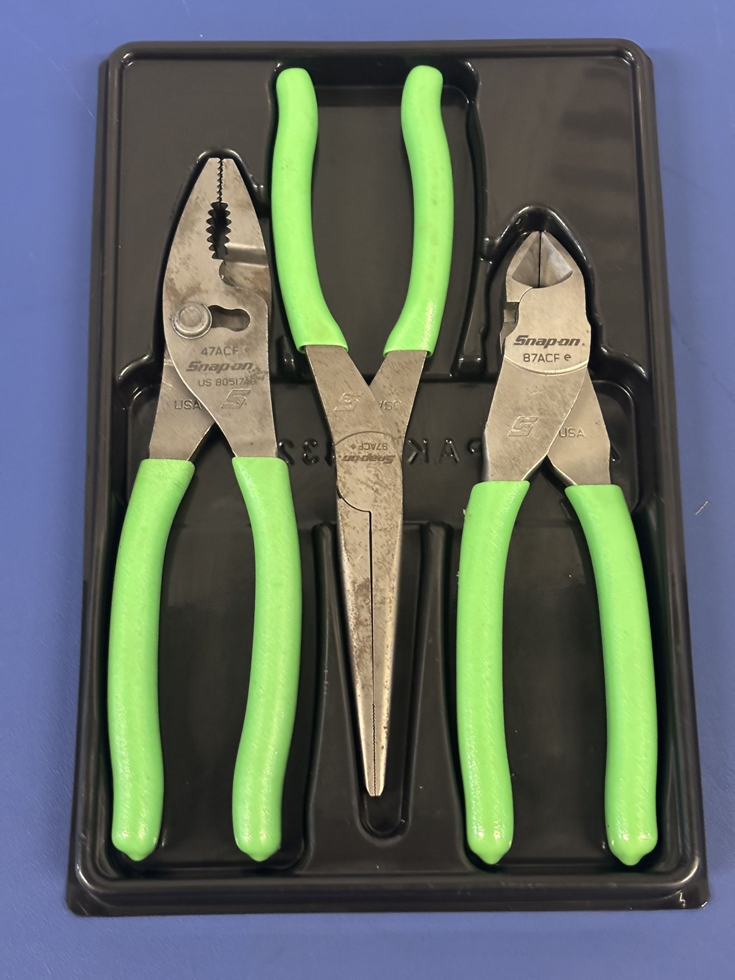 Snap-on Tools 3 pc Pliers Set