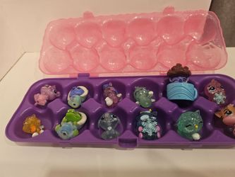 Hatchimals  ith containers