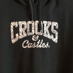 Womens Crooks & Castle Black Hoodie