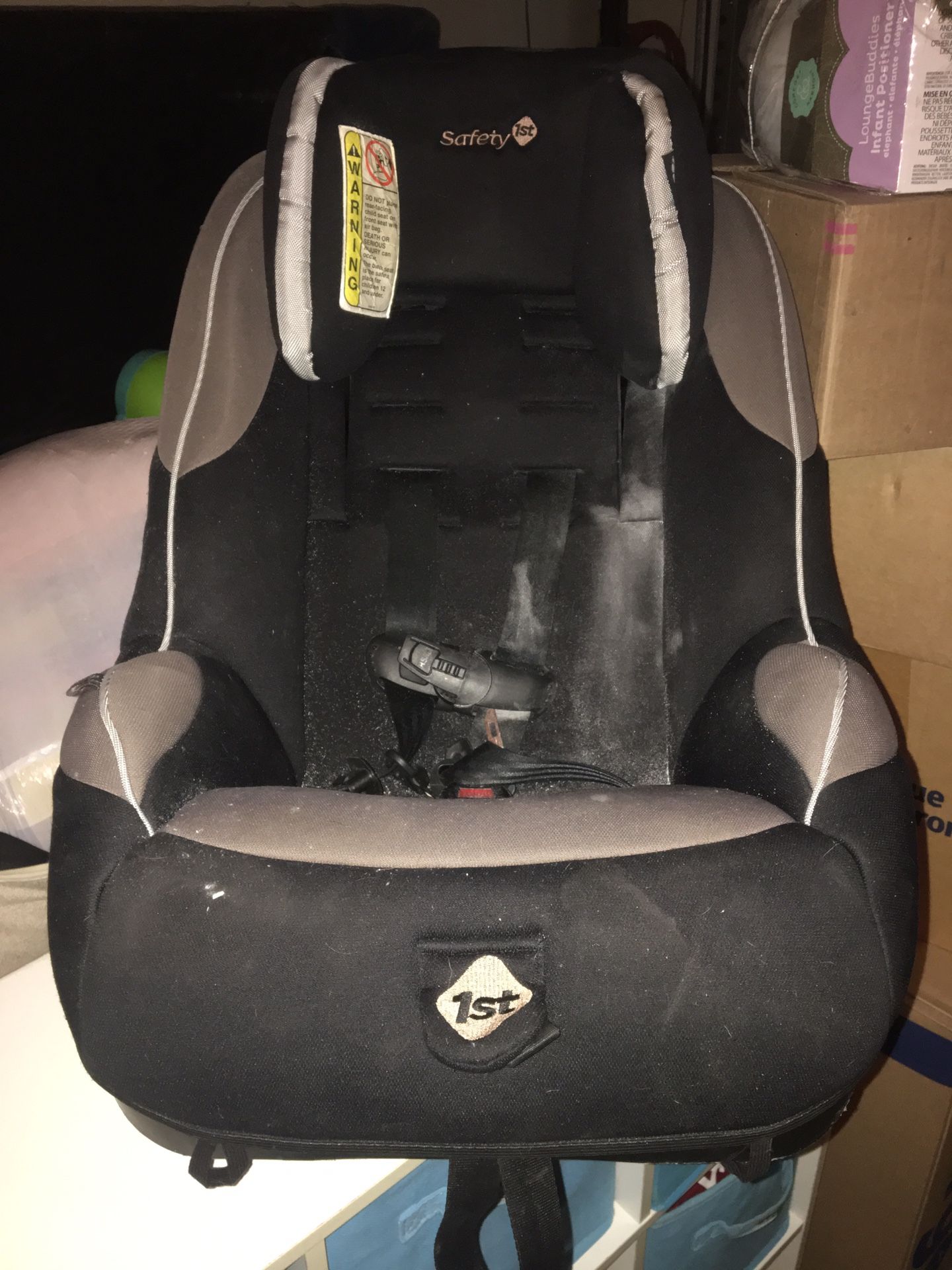 Convertible car seat