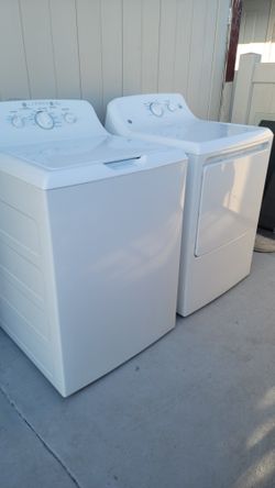 DUO GE WASHER MACHINE AND DRYER  GOOD CONDITION 