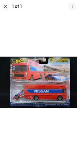 🔥Hot Wheels Team Transport Nissan 300ZX GTS Euro Hauler 🔥 JDM