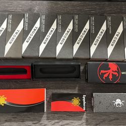 Knife Boxes Lot – Spyderco, Microtech, TwoSun (Collectors)