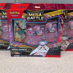 **Title:** Pokémon Mega Battle Deck – Mega Diancie EX (5 Available) – Huntington Beach Pickup Only