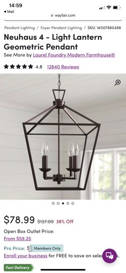 Wayfair Light Lantern Pendant
