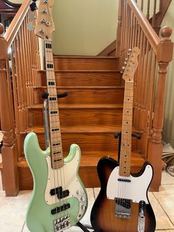 Fender Guitar Center Exclusive Deluxe Precision Bass and Fender Telecaster (Relic)