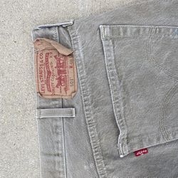 Distressed Levi’s 501’s 