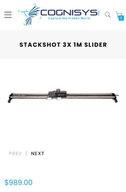 Cognisys stackshot slider
