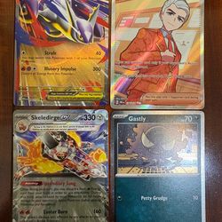 Pokemon Mega Evolution & Scarlet & Violet Full Art & Ultra Rare Lot of 4 NM/M