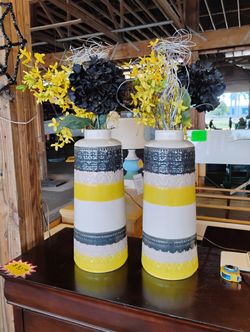 Vases  (20 inches high)