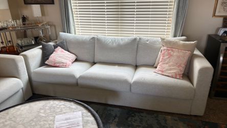 IKEA FINNALA 3-Seat Sofa – Beige