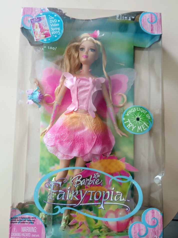 RARE Barbie Fairytopia Elina Spring 2005 Edition