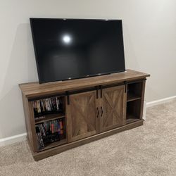 Tv Console With Tv 