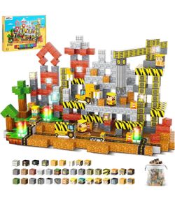 300PCS Magnetic Building Blocks Construction Set, Sensory Toys for Kids