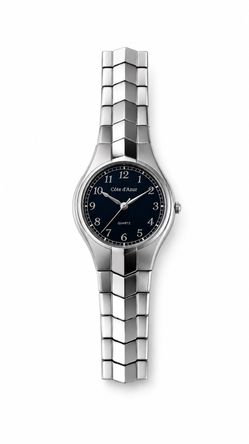 Côte d’Azur Quartz Watch Stainless Steel Bracelet