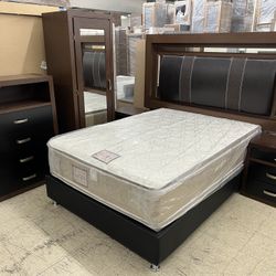 New Brown Bedroom Set (King/Queen/Full) 