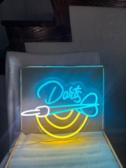 Darts LED Neon Sign