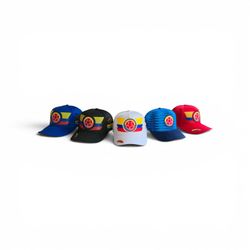 Colombia Hat Snapback Adjustable Soccer Cap Colombia Flag Futbol Gorra