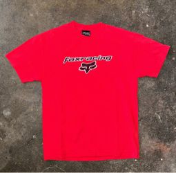 Fox Racing Y2K Graphic T-Shirt Red
