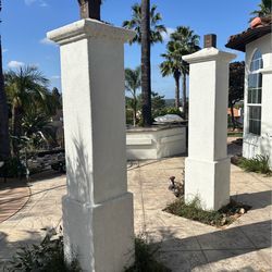 Stucco posts