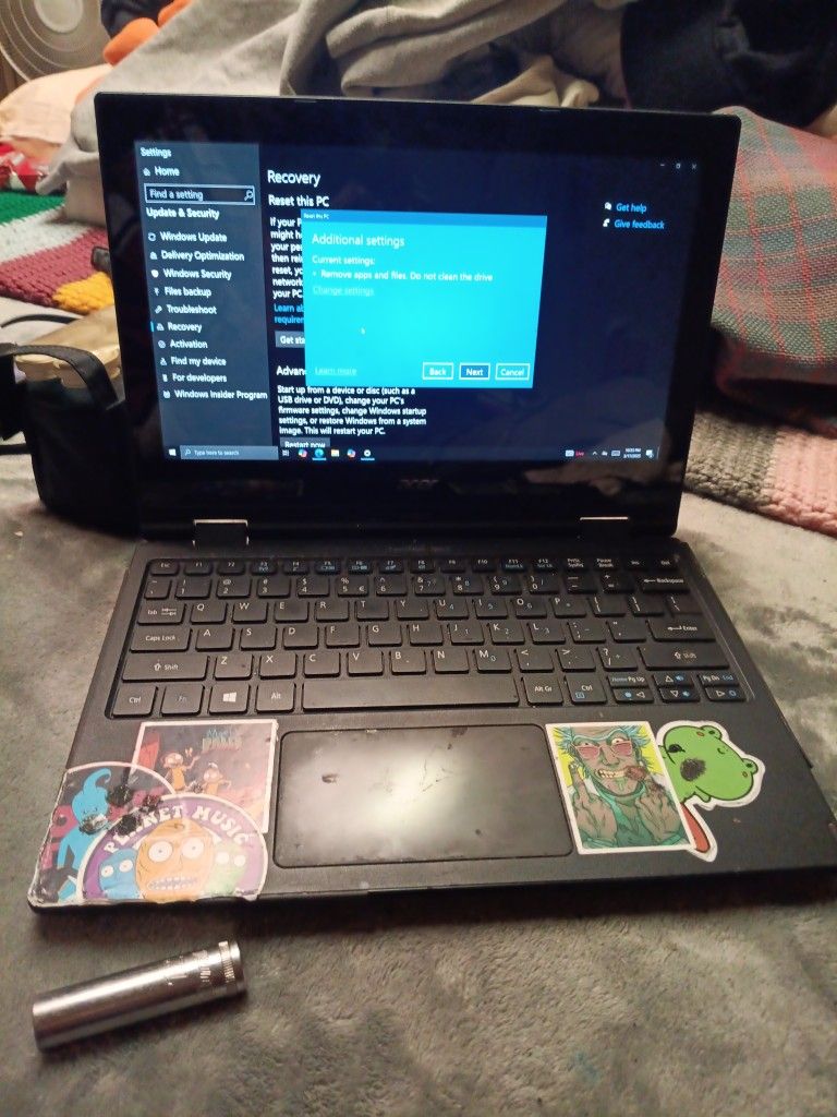 Acer Touchscreen Laptop