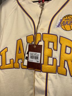 LAKERS WOMENS BASEBALL TEE SIZE XS