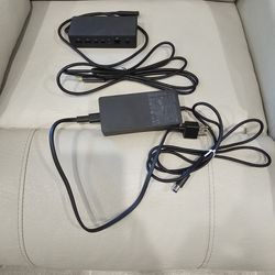 Microsoft Surface Power Supply and Dock with Cords