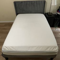 NEED GONE New Full Bed w/ Mattress And LED Desk