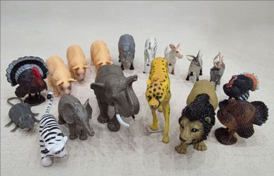 🦁 Farm & Wild Animal Figure Lot