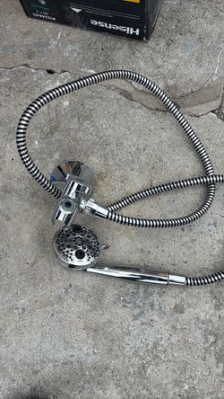 Chrome Handheld Shower Head with Hose
