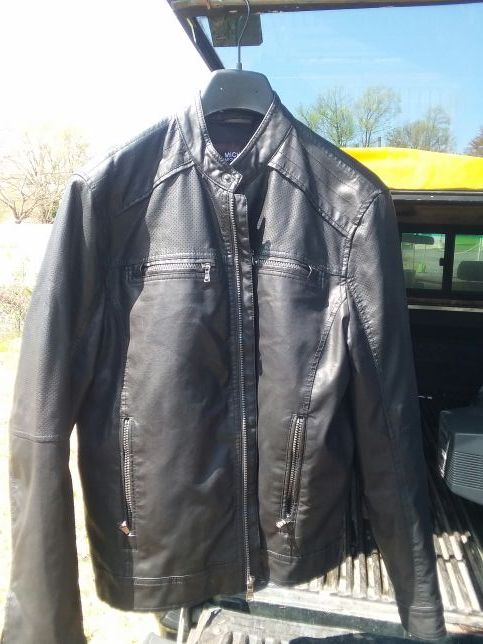 Michael Kors. Leather Jacket size med