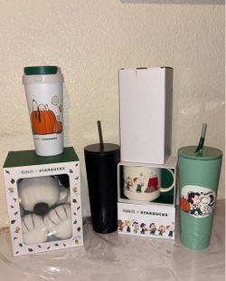 Brand new Starbucks snoopy collection cups