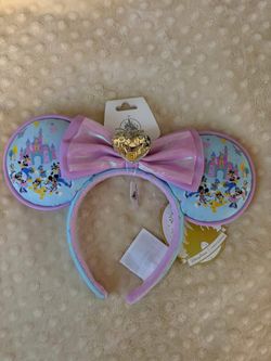 Stoney Clover Minnie Mouse ears headband