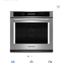 NEW KITCHEN AID 30”ELECTRIC CONVECTION SINGLE WALL OVEN WITH FACTORY WARRANTY 8/10/24