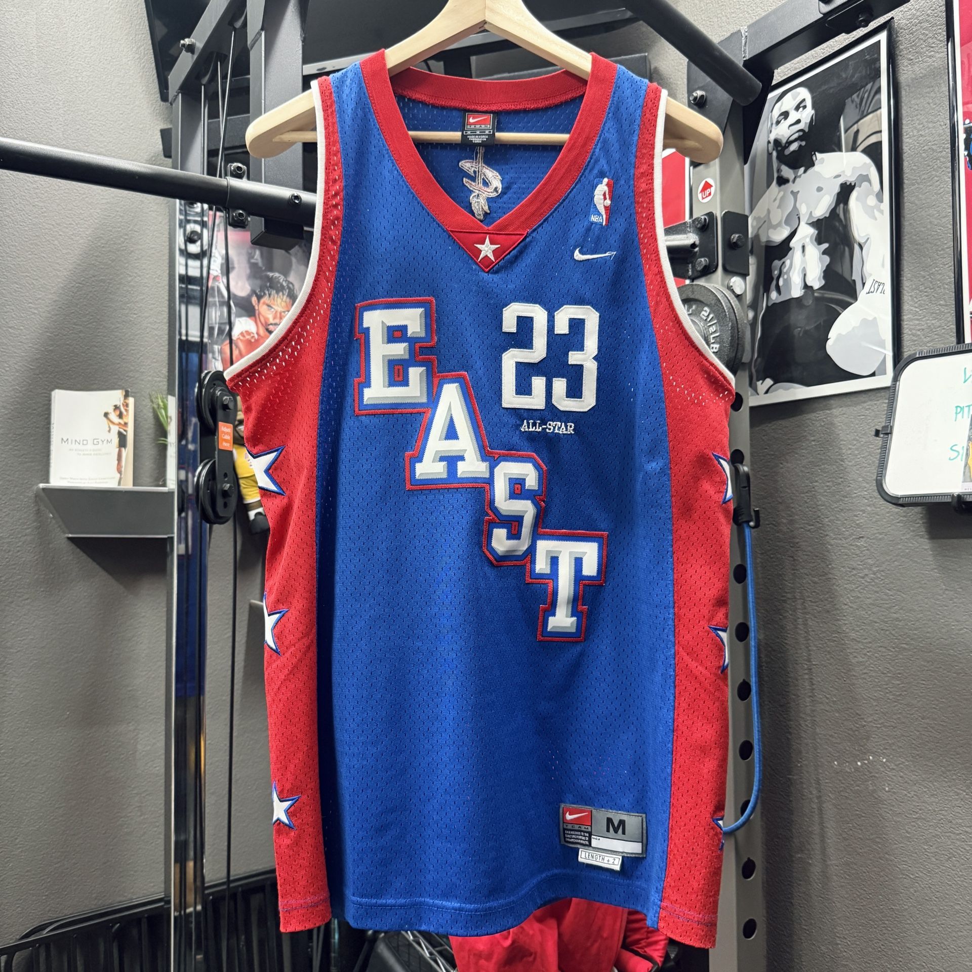 Vintage Nike 2004 NBA All Star Game East Jersey Lebron James Mens Y2K Sz M