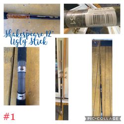 Vintage Fishing Poles & Reels - Pick 1 or ALL 3