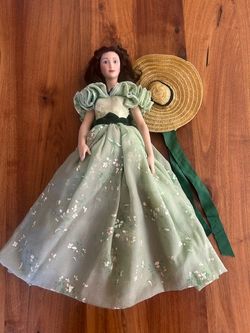 Gone with the Wind Scarlet O'hara Porceline Doll - Damaged Fingers