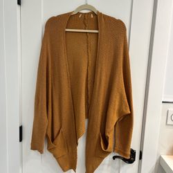 Orange Cardigan