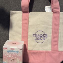 Pink Trader Joe’s Tote Bag 